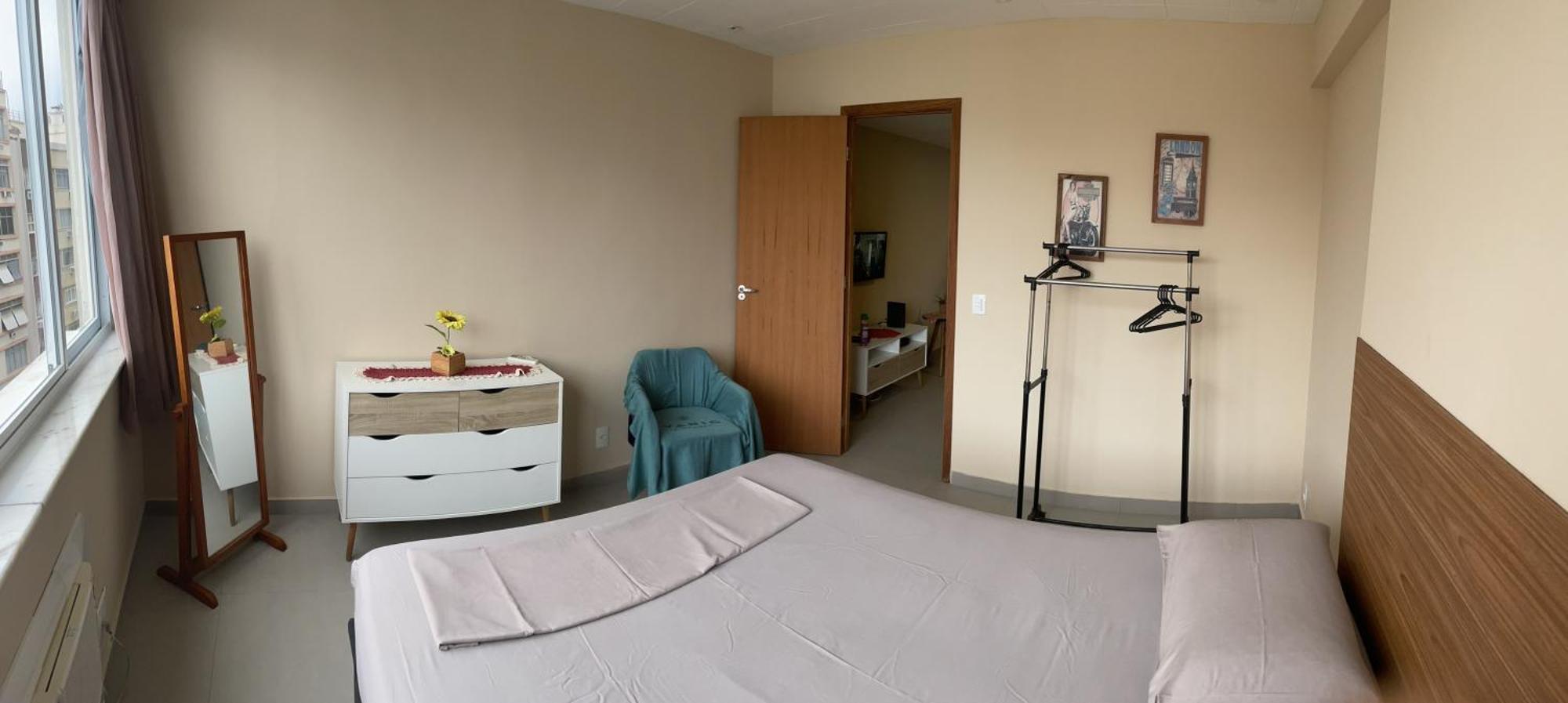 Apartamento Copacabana, Vista Para O Mar E Com Garagem Rio de Janeiro Buitenkant foto