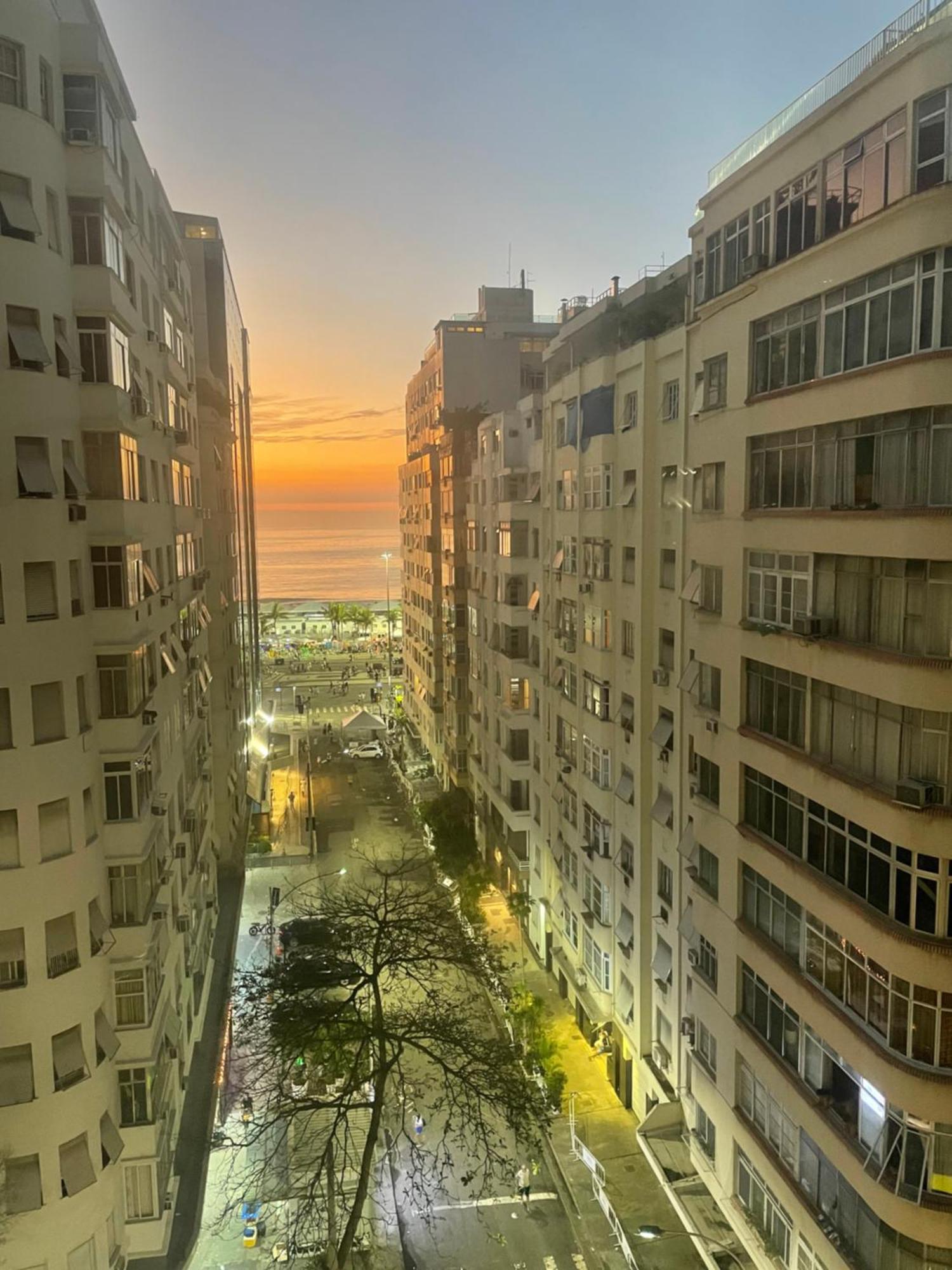 Apartamento Copacabana, Vista Para O Mar E Com Garagem Rio de Janeiro Buitenkant foto